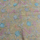 Mustard Multicolor Floral Organza Embroidery Fabric – Premium Sheer Designer Fabric for Ethnic & Occasion Wear