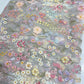 Pastel Multicolor Floral Organza Embroidery Fabric – Premium Sheer Designer Organza