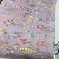 Pure Chanderi Silk Multicolor Floral Embroidered Fabric – Soft Pastel Designer Chanderi for Ethnic & Festive Wear