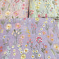 Chanderi Silk Embroidered Fabric – All Over Pastel Floral Butti Designer Ethnic Material