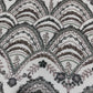 Designer Scallop Pattern Net Embroidery Fabric with Sequins & Beadwork – Bridal Couture Material