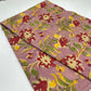 Dusty Mauve Floral Cotton Print Fabric – Soft Pure Cotton Dress Material for Kurtas, Dresses & Tops