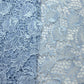 Pastel Lilac Floral Organza Cutwork Fabric – Premium Sheer Designer Fabric for Gowns, Lehengas & Dupattas