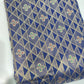 Luxury Geometric Zari Brocade Fabric – Premium Silk Blend with Gold Weaving (Multi-Color Options)