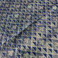 Luxury Geometric Zari Brocade Fabric – Premium Silk Blend with Gold Weaving (Multi-Color Options)