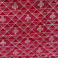 Luxury Geometric Zari Brocade Fabric – Premium Silk Blend with Gold Weaving (Multi-Color Options)