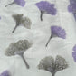 Lavender & Gold Hand Beaded Net Fabric – Designer Embroidered Mesh Fabric for Gowns, Dresses & Dupattas