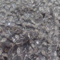 Ice Blue Net Fabric with Silver Sequin Floral Embroidery