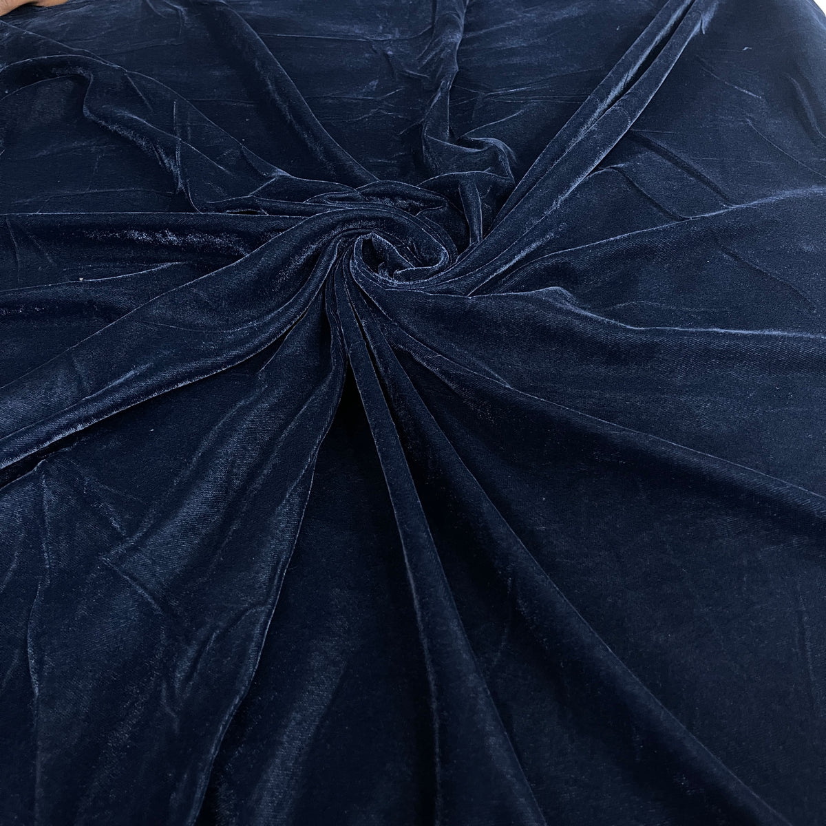 Premium Plain Velvet Fabric with Rich Lustrous Finish