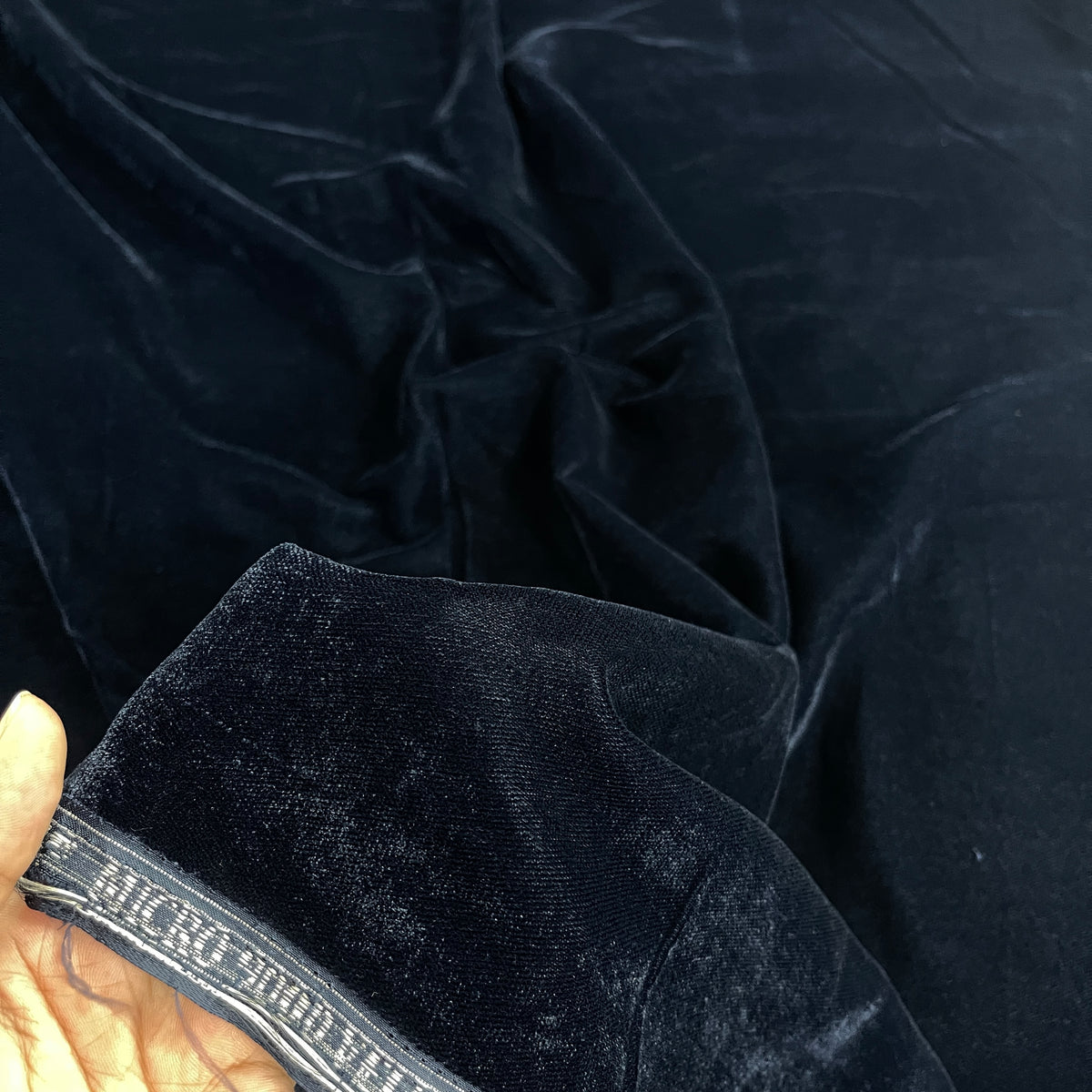 Premium Plain Velvet Fabric with Rich Lustrous Finish