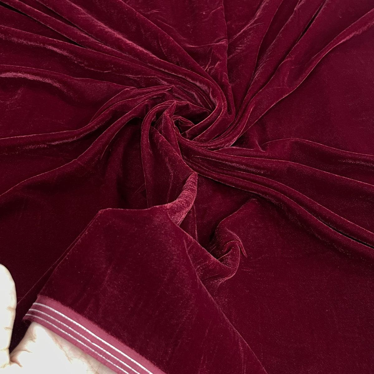 Premium Plain Velvet Fabric with Rich Lustrous Finish
