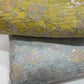 Premium Pastel Organza Embroidered Fabric with Floral Sequin Work (Yellow & Grey Variants)