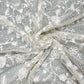 Premium Floral Embroidered Net Fabric – Pastel Pink & Sage Green