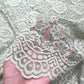 Premium Floral Chantilly Lace Fabric with Metallic Rose Embroidery