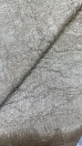 Luxury Imported Champagne Silver Crushed Metallic Fabric – Textured Designer Party Wear Material