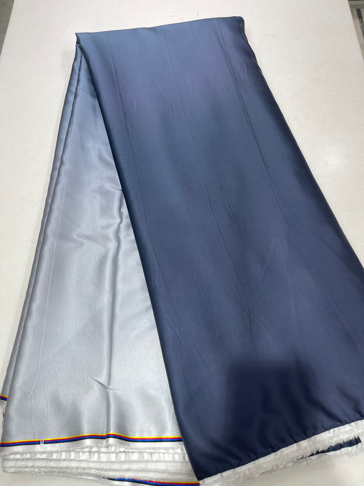 Premium Double Shaded Satin Fabric for Gowns, Sarees & Ethnic Wear