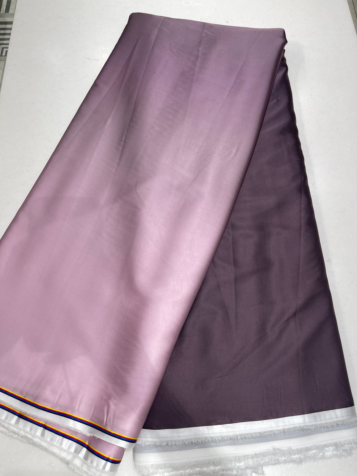 Premium Double Shaded Satin Fabric for Gowns, Sarees & Ethnic Wear