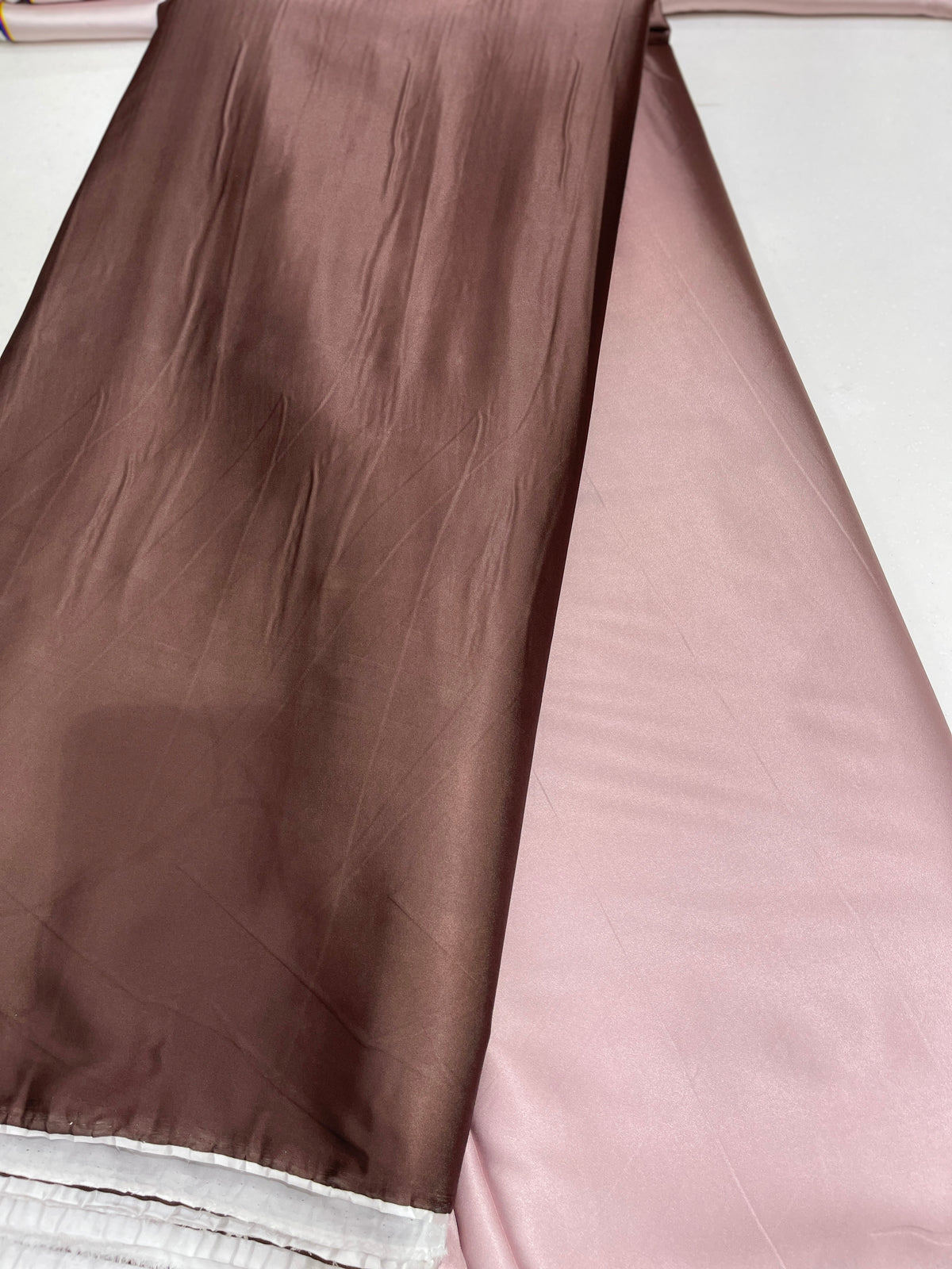 Premium Double Shaded Satin Fabric for Gowns, Sarees & Ethnic Wear