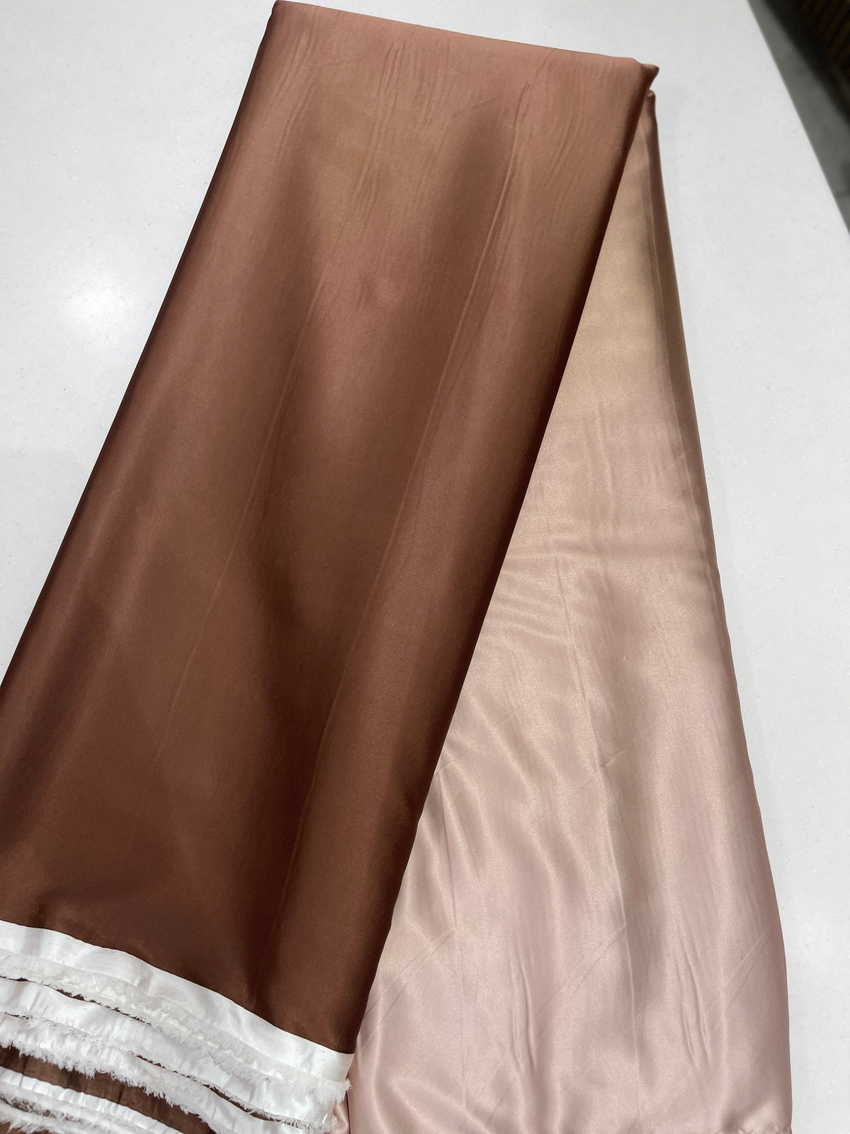 Premium Double Shaded Satin Fabric for Gowns, Sarees & Ethnic Wear