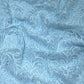 Pastel Green Crosia Cutwork Embroidered Fabric with Sequin Detailing – 54” Width |