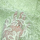 Pastel Green Crosia Cutwork Embroidered Fabric with Sequin Detailing – 54” Width |