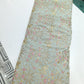 Elegant Beige Net Fabric with Gold Sequin Embroidery & Pink Floral Design