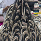 Luxury Sequin Embroidered Net Fabric – Floral Paisley Vine Design